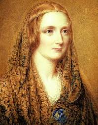 Retrato de Mary Shelley joven